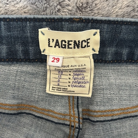 L’Agence Margot Cropped Skinny Jean in Dark Vintage Size 29 - Picture 4 of 8